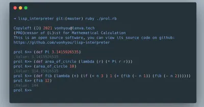 Lisp Interpreter (2021)